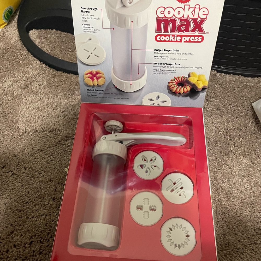 Cookie Max Cookie Press with Discs